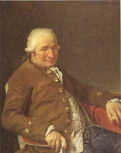 Jacques-Louis  David Charles-Pierre Pecoul,Contractor of Royal Buildings,Father-in-Law of the Artist (mk05) Norge oil painting art